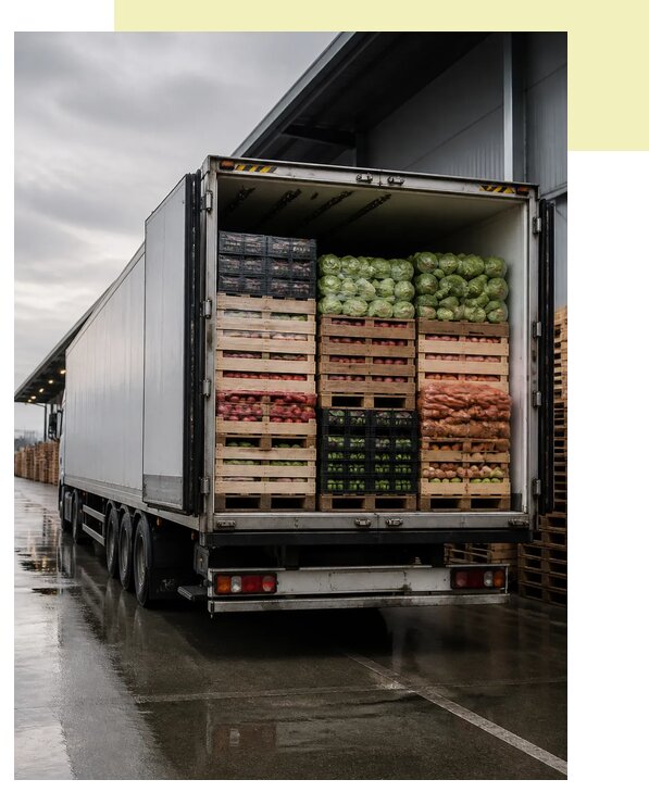 Перевозка плодоовощной продукции в Усть-Илимск по цене от 5200 р. | Агросервис-Сть