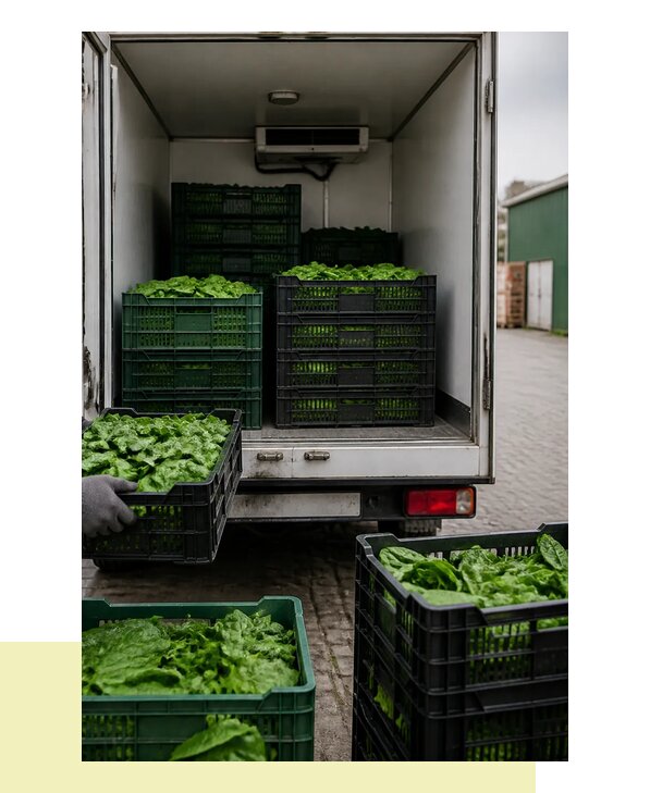Перевозка шпината в Усть-Илимск с сохранением свежести продукции